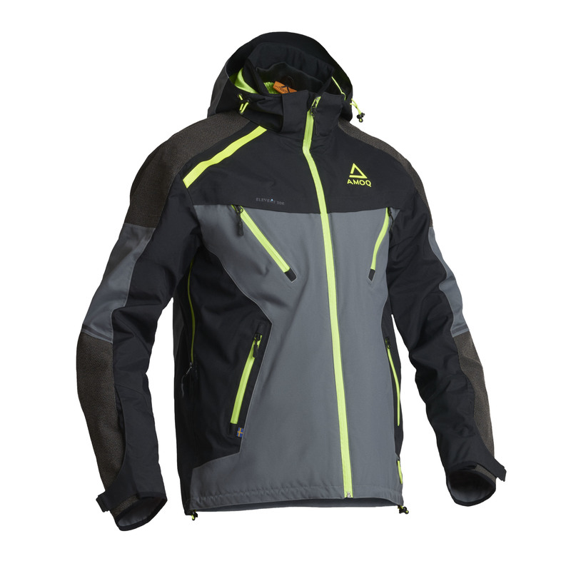 AMOQ Orbit Kuoritakki, Musta/ Harmaa/Hi-Vis