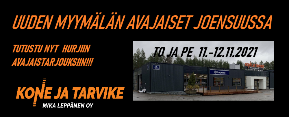 Joensuun uuden myymälän avajaiset