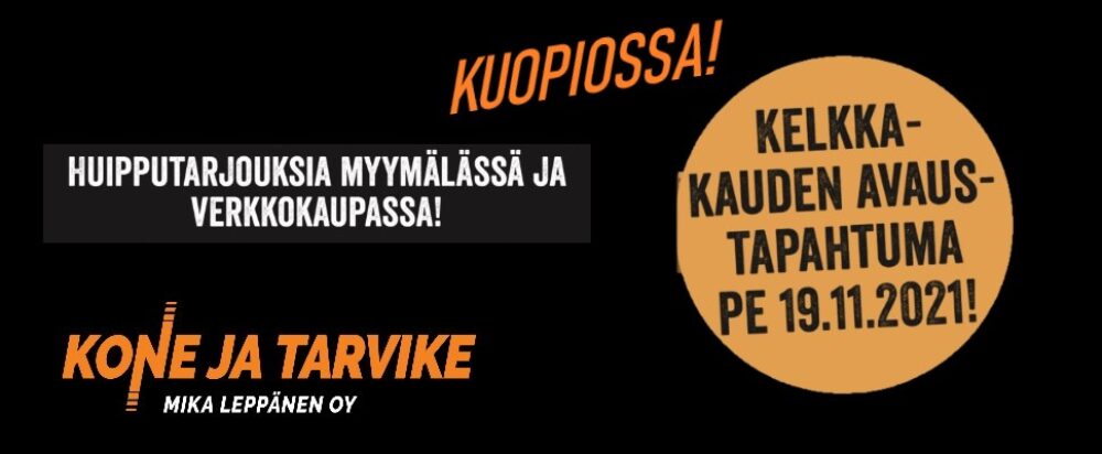 Kelkkakauden avajaiset Kuopiossa