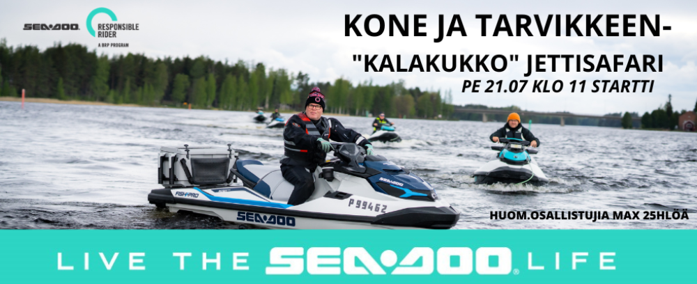 Kone ja Tarvikkeen ”kalakukko” jettisafari