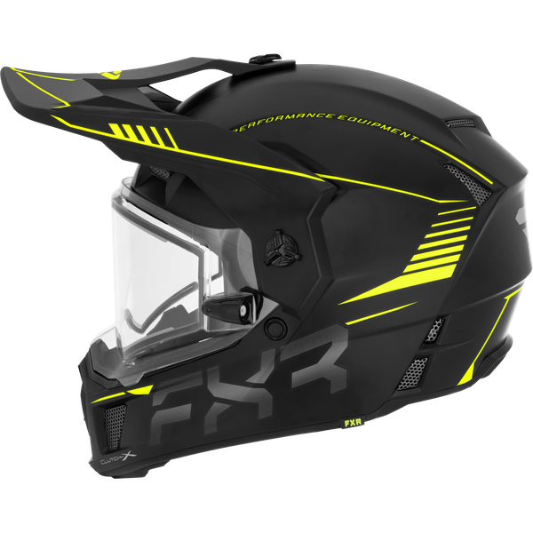 Clutch X Pro Shield lämpövisiiri kypärä HiVis - Image 2