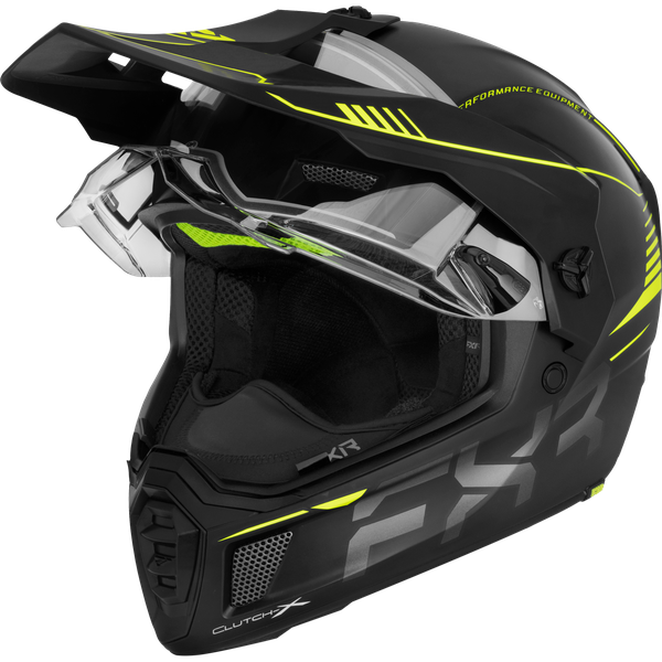 Clutch X Pro Shield lämpövisiiri kypärä HiVis - Image 3