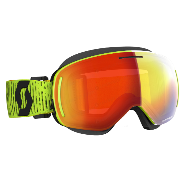 Scott Goggle LCG Evo Snow Cross yellow enhancer red chrome
