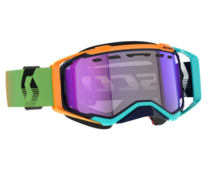 Scott Goggle Prospect Snow Cross LS blue/orange / light sensitive blue chrome