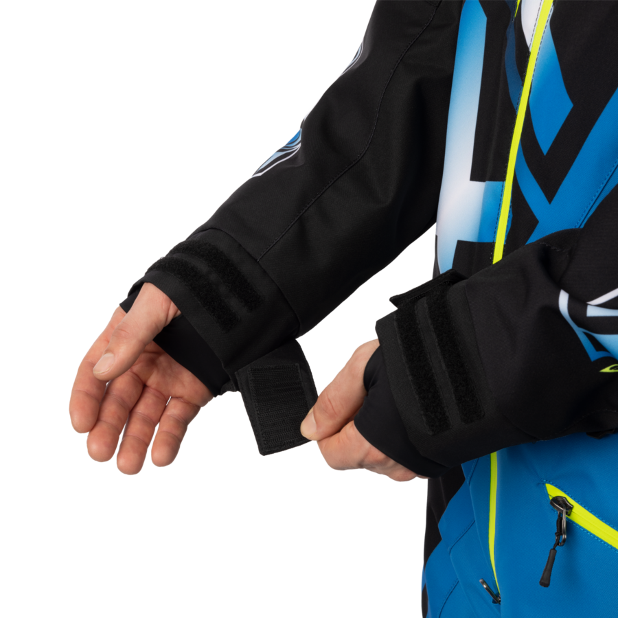 FXR M CX LITE HAALARI Black/Blue/HiVis - Image 3