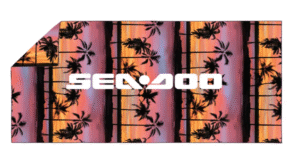 Sea-Doo Quick Dry Towel, Black With Graphics