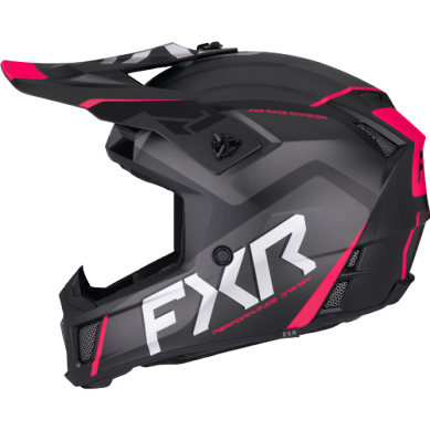 FXR CLUTCH EVO CROSSIKYPÄRÄ, Musta- Fuksia - Image 2