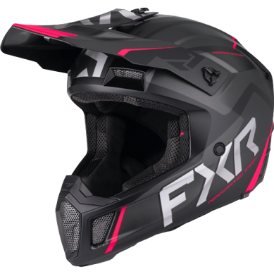 FXR CLUTCH EVO CROSSIKYPÄRÄ, Musta- Fuksia