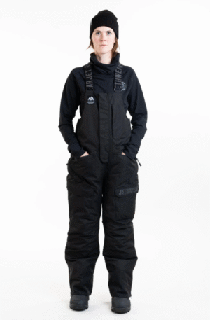 Jethwear W's Treeline Bib Pant - Black - 60g vuori