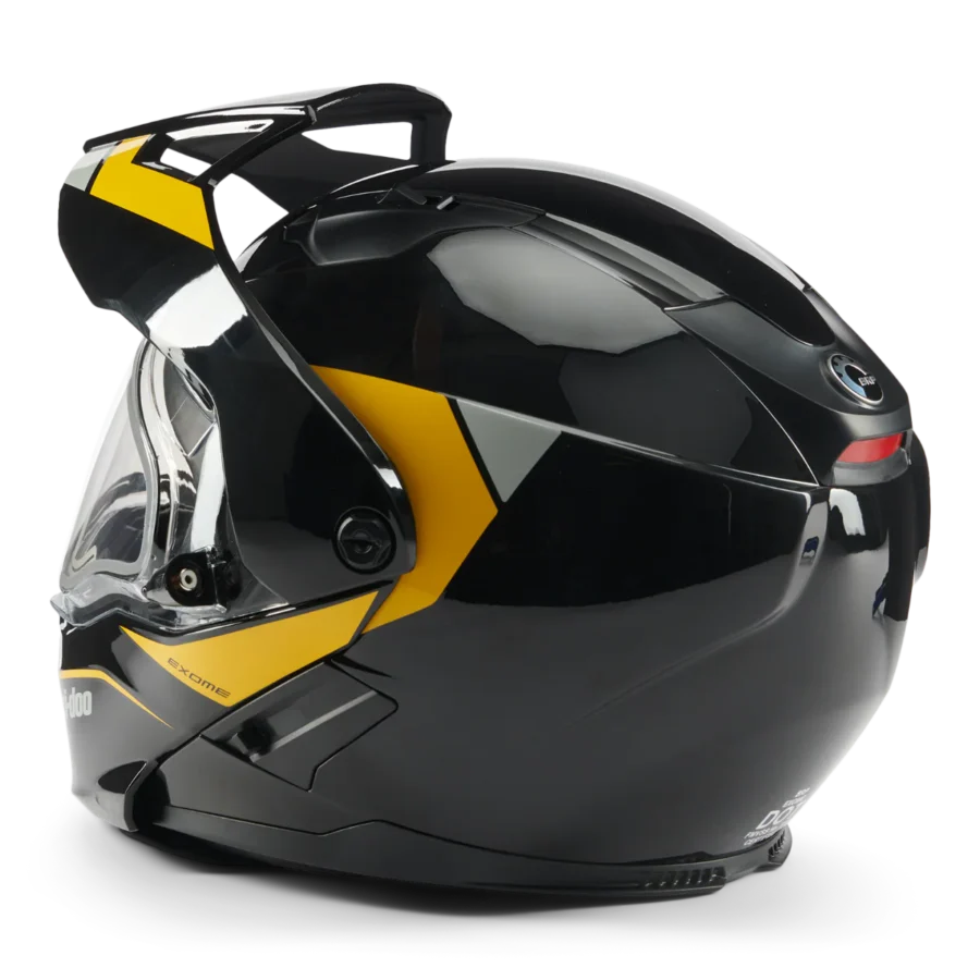 Ski Doo Exome Sport Radiant Helmet Musta- Keltainen - Image 3