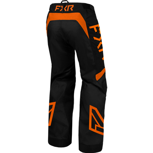 FXR Cold Cross RR Ajohousut, Musta/Oranssi - Image 3