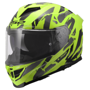 LS2 FF818 STORM III KAOS H-V YELLOW