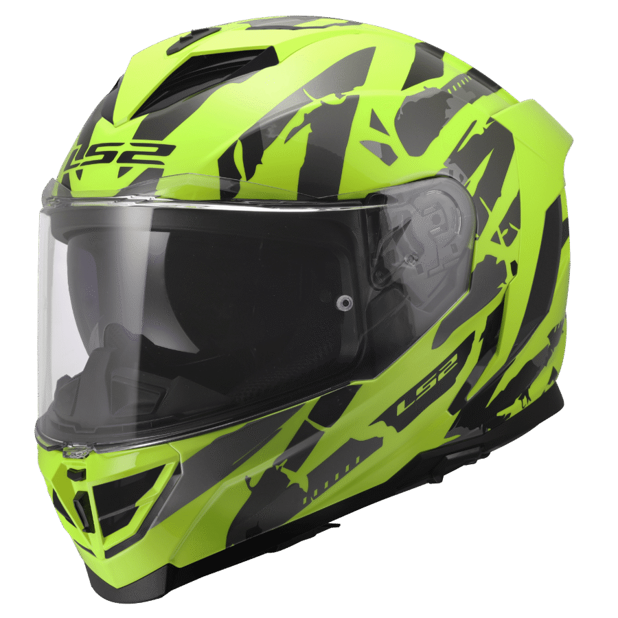 LS2 FF818 STORM III KAOS H-V YELLOW
