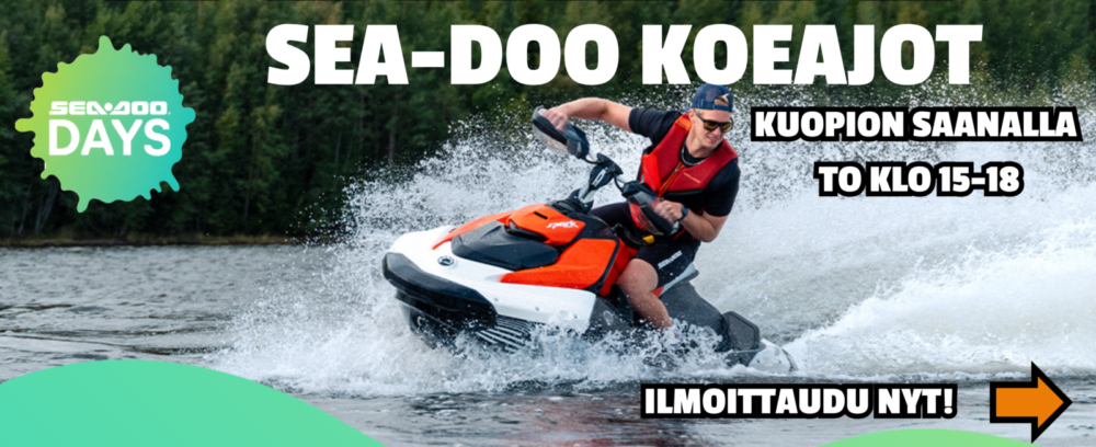 Sea-Doo koeajot Kuopiossa to 04.06.2026