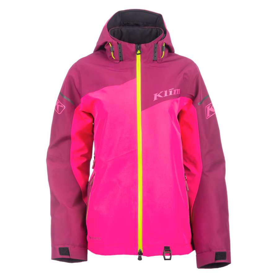 KLIM Alpine naisten moottorikelkkatakki Pink Glo- Magenta Purple - Image 2