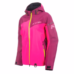 KLIM Alpine naisten moottorikelkkatakki Pink Glo- Magenta Purple