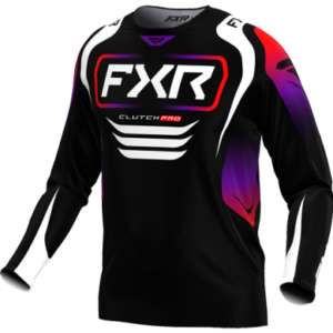 FXR Clutch Pro MX Jersey BLACK/RED/PURPLE