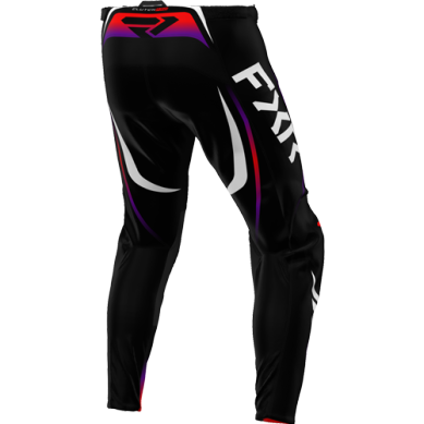 FXR Clutch Pro MX Pant BLACK/RED/PURPLE - Image 2