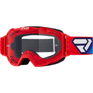 MAVERICK CLEAR MX GOGGLE PUNAINEN