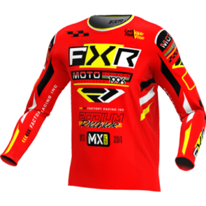 FXR Podium Gladiator MX Jersey RED/BLACK/YELLOW