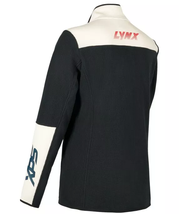 LYNX RE MICRO FLEECE PUNAINEN NAISTEN VALKO-MUSTA - Image 2