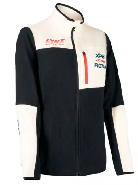 LYNX RE MICRO FLEECE PUNAINEN NAISTEN VALKO-MUSTA