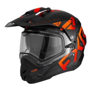 FXR Torque X Team kypärä , Musta/ Oranssi